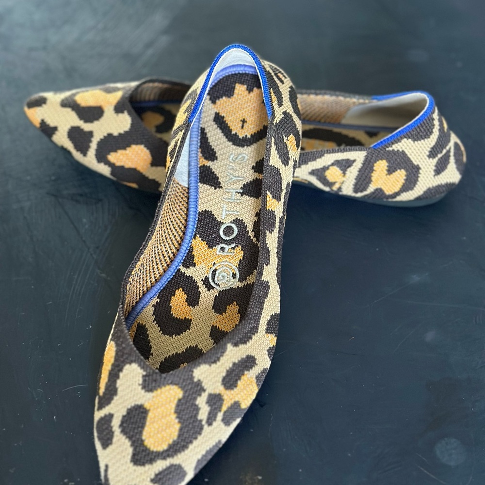 Rothy's Wild Leopard Print Flats